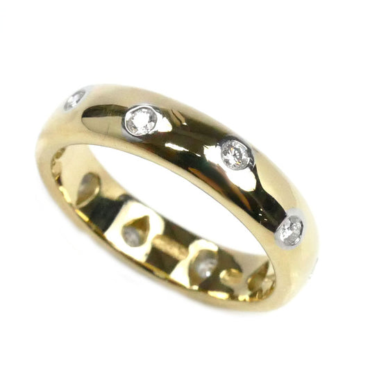 TIFFANY&Co. ティファニー K18YG/Pt950 ドッツ ダイヤ リング・指輪 ダイヤモンド 11.5号 5.9g レディース【中古】【美品】