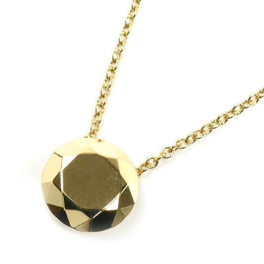 TIFFANY&Co. ティファニー K18YG イエローゴールド ラウンドブリリアント ファセット ネックレス 2.5g 39cm レディース【中古】