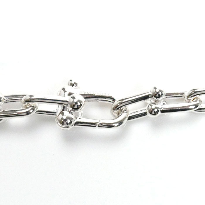 TIFFANY&Co. ティファニー シルバー925 ハードウェア スモール リンク ネックレス 60153093 43.8g 45cm レディース【中古】【美品】