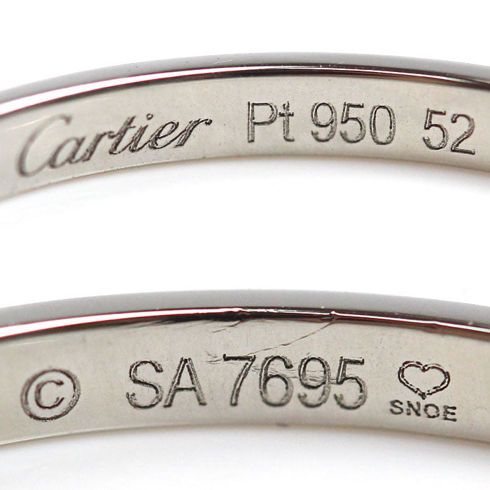 CARTIER カルティエ Pt950プラチナ ダムール リング・指輪 B4094052 11.5号 52 2.0g レディース【中古】
