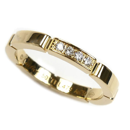 CARTIER カルティエ K18YG イエローゴールド マイヨンパンテール 4Pダイヤ  リング・指輪 B4080350 ダイヤモンド 10号 50 4.0g レディース【中古】【美品】