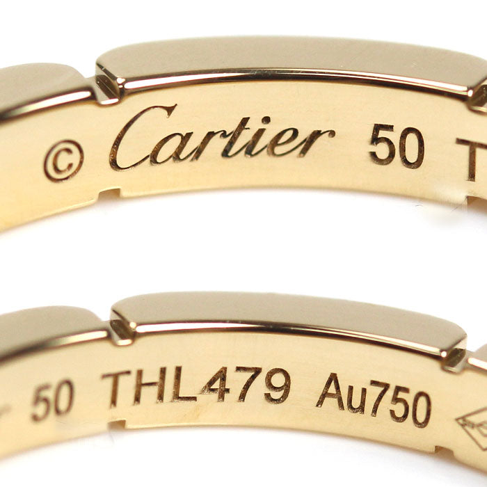 CARTIER カルティエ K18YG イエローゴールド マイヨンパンテール 4Pダイヤ  リング・指輪 B4080350 ダイヤモンド 10号 50 4.0g レディース【中古】【美品】