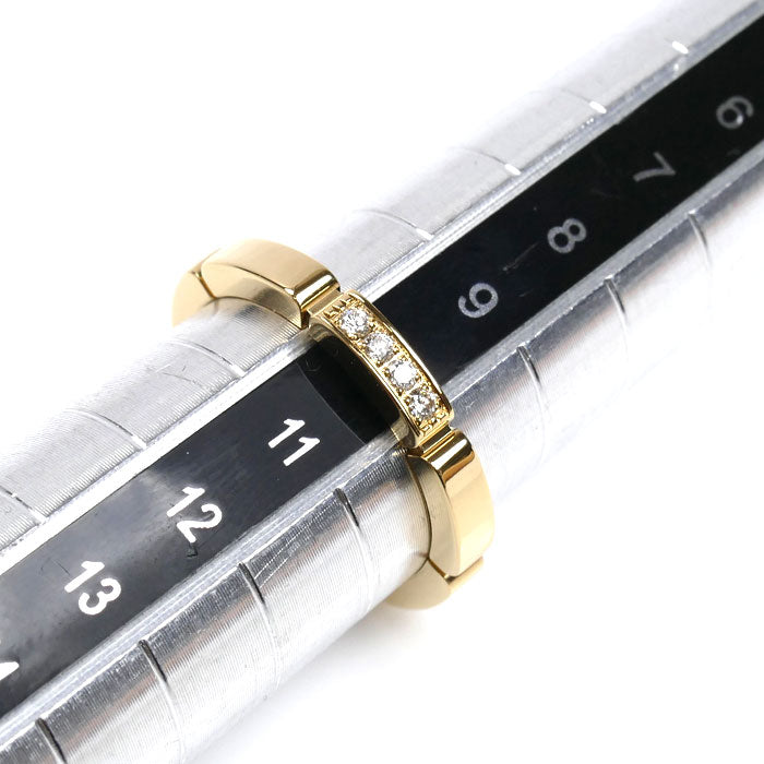 CARTIER カルティエ K18YG イエローゴールド マイヨンパンテール 4Pダイヤ  リング・指輪 B4080350 ダイヤモンド 10号 50 4.0g レディース【中古】【美品】