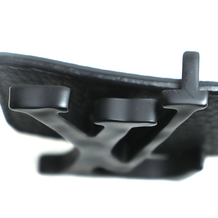 LOUIS VUITTON ルイ・ヴィトン サンチュール ベルト LVシェイプ LVフレンド ブラック マルチ MP293 BC4280 85/34 メンズ【中古】