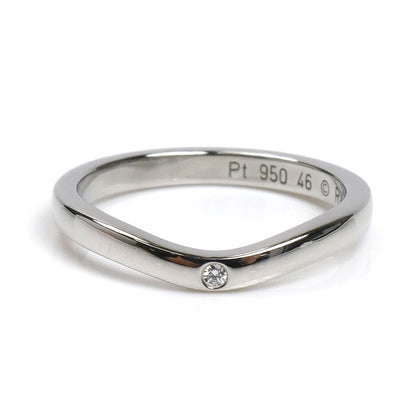CARTIER カルティエ Pt950プラチナ バレリーナ 3Pダイヤ リング・指輪 B4092946 ダイヤモンド 6号 46 2.9g レディース【中古】【美品】