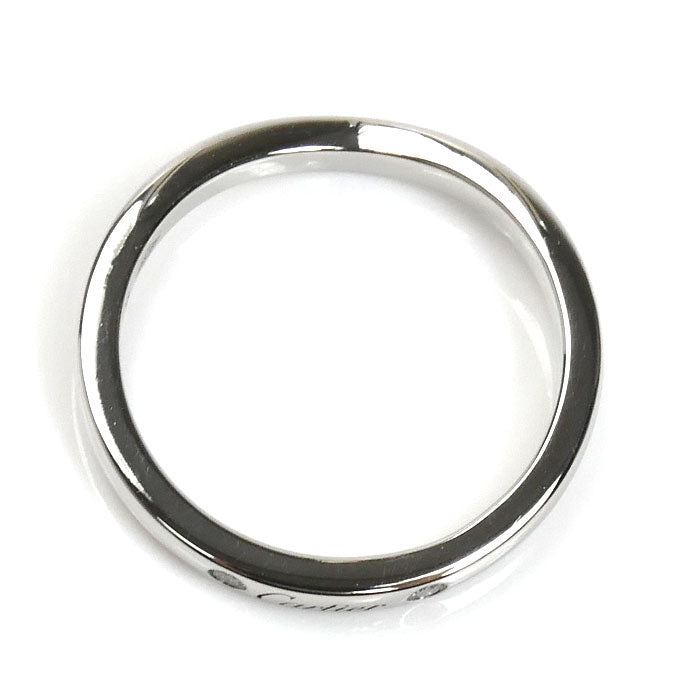 CARTIER カルティエ Pt950プラチナ バレリーナ 3Pダイヤ リング・指輪 B4092946 ダイヤモンド 6号 46 2.9g レディース【中古】【美品】