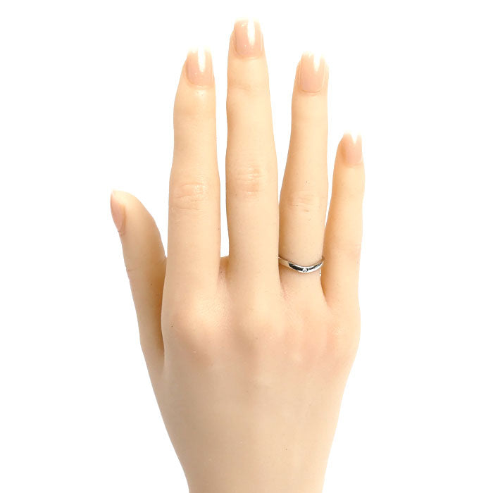 CARTIER カルティエ Pt950プラチナ バレリーナ 3Pダイヤ リング・指輪 B4092946 ダイヤモンド 6号 46 2.9g レディース【中古】【美品】