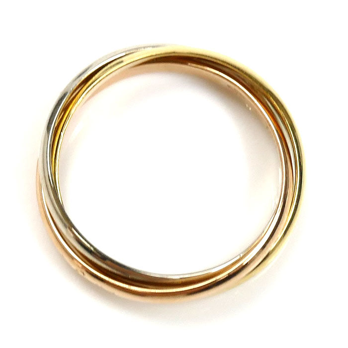 CARTIER カルティエ K18YG/PG/WG トリニティ XS リング・指輪 11号 51 3.5g レディース【中古】【美品】