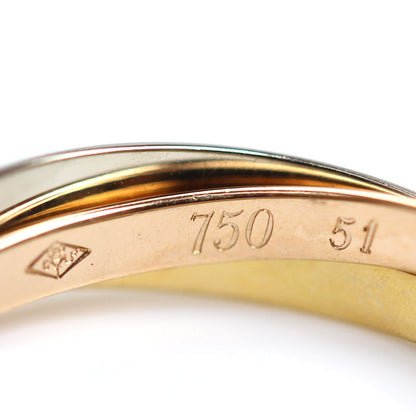 CARTIER カルティエ K18YG/PG/WG トリニティ XS リング・指輪 11号 51 3.5g レディース【中古】【美品】
