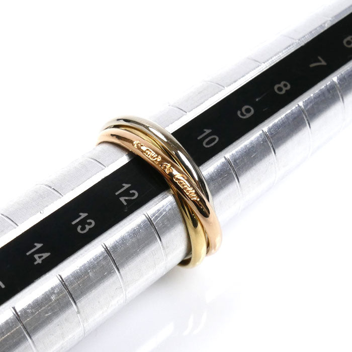 CARTIER カルティエ K18YG/PG/WG トリニティ XS リング・指輪 11号 51 3.5g レディース【中古】【美品】