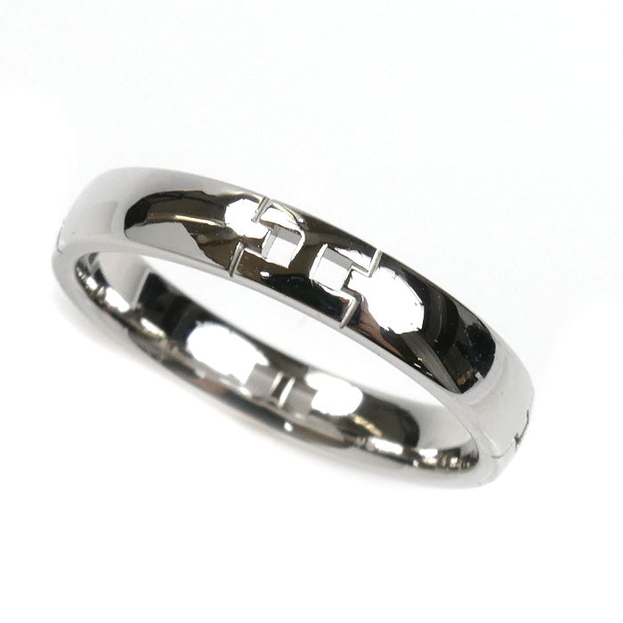 HERMES エルメス K18WG ホワイトゴールド ヘラクレス リング・指輪 15.5号 56 4.3g レディース【中古】【美品】