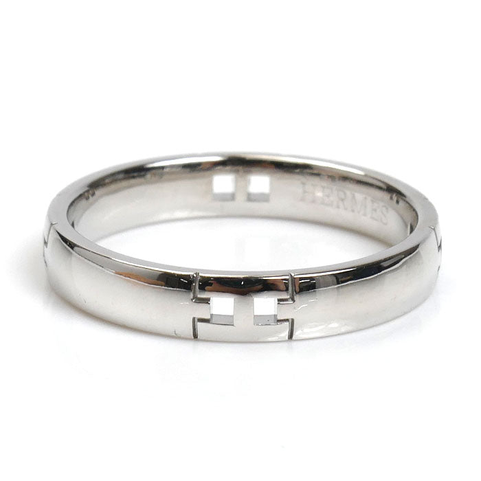 HERMES エルメス K18WG ホワイトゴールド ヘラクレス リング・指輪 15.5号 56 4.3g レディース【中古】【美品】