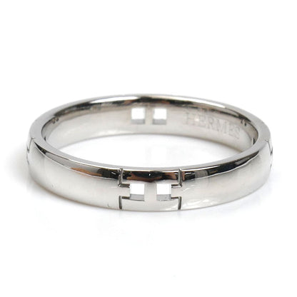 HERMES エルメス K18WG ホワイトゴールド ヘラクレス リング・指輪 15.5号 56 4.3g レディース【中古】【美品】