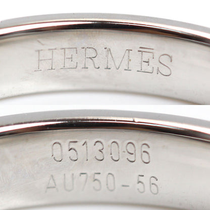 HERMES エルメス K18WG ホワイトゴールド ヘラクレス リング・指輪 15.5号 56 4.3g レディース【中古】【美品】