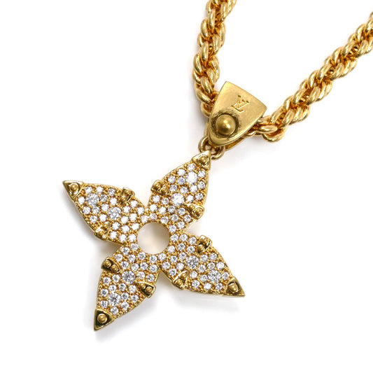 LOUIS VUITTON ルイ・ヴィトン ペンダント・LV ロープ ネックレス M01751 OB4263 45~54cm レディース【中古】