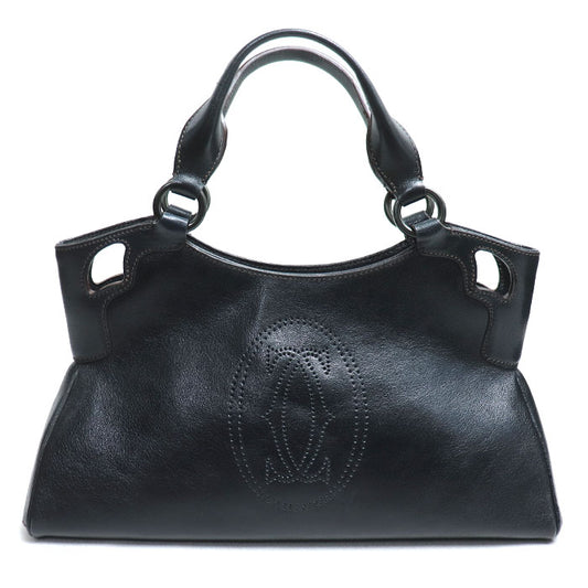 CARTIER カルティエ マルチェロ ドゥ カルティエSM ハンドバッグ ブラック L1000833 レディース【中古】