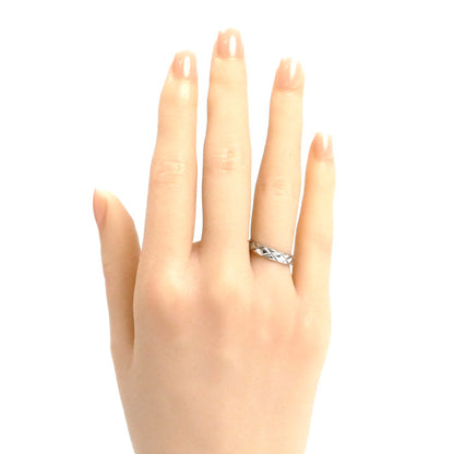 CHANEL シャネル Pt950プラチナ マトラッセ リング・指輪 7.5号 48 4.8g レディース【中古】【美品】