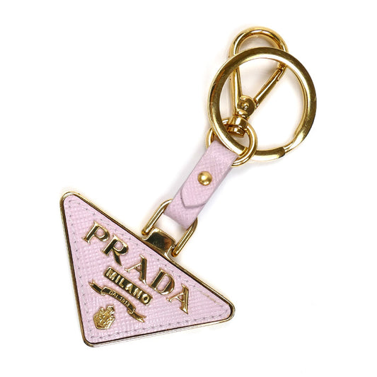 PRADA プラダ キーホルダー ピンク ライトパープル系 1PP128  レディース【中古】【美品】
