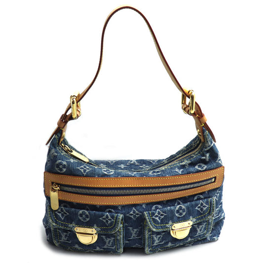 LOUIS VUITTON ルイ・ヴィトン バギー PM ショルダーバッグ モノグラムデニム M95049 TH0037/TH0098 レディース【中古】