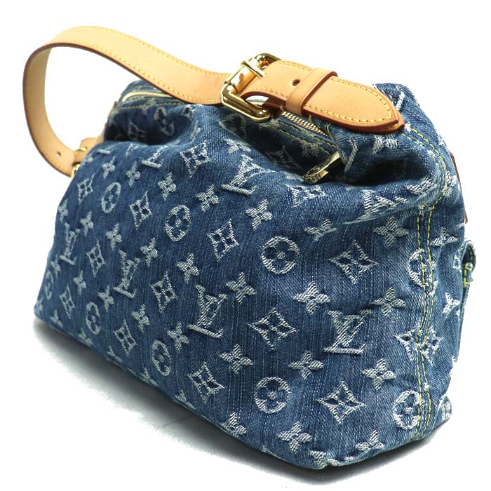 LOUIS VUITTON ルイ・ヴィトン バギー PM ショルダーバッグ モノグラムデニム M95049 TH0037/TH0098 レディース【中古】