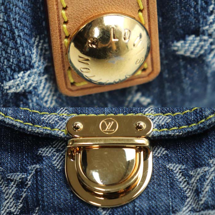 LOUIS VUITTON ルイ・ヴィトン バギー PM ショルダーバッグ モノグラムデニム M95049 TH0037/TH0098 レディース【中古】