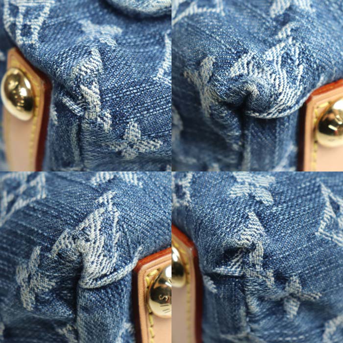LOUIS VUITTON ルイ・ヴィトン バギー PM ショルダーバッグ モノグラムデニム M95049 TH0037/TH0098 レディース【中古】