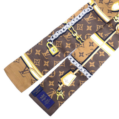 LOUIS VUITTON ルイ・ヴィトン バンドー・モノグラム コンフィデンシャル スカーフ マロン M78655 MR2284 レディース【中古】