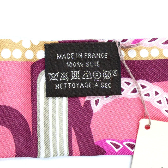 HERMES エルメス ツイリー 鐙の幻想 Fantaisie d' Etriers スカーフ マルチカラー 063921S レディース【中古】【美品】