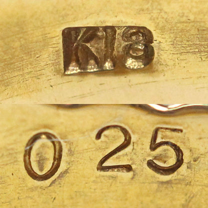 K18YG イエローゴールド リング・指輪 ダイヤモンド0.25ct 18号 6.8g メンズ【中古】