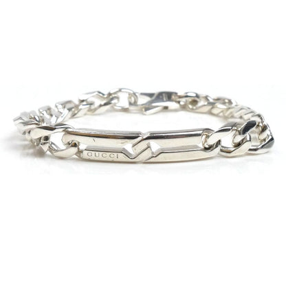 GUCCI グッチ シルバー925 インフィニティノット ブレスレット 23.4g 17cm レディース【中古】