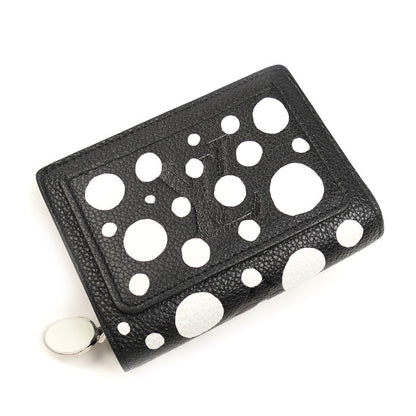 LOUIS VUITTON ルイ・ヴィトン LV×YK ポルトフォイユ クレア 二つ折り財布 モノグラムアンプラント ノワール/ブロン M81907 ICチップ レディース【中古】