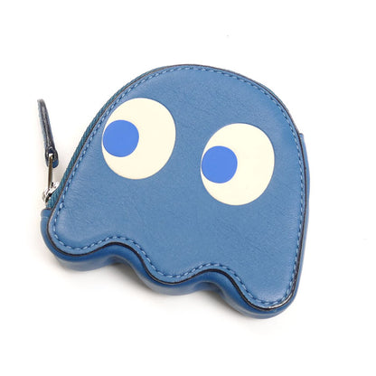 COACH コーチ パックマン コインケース ブルー F73165 SVOS9 アウトレット レディース【中古】