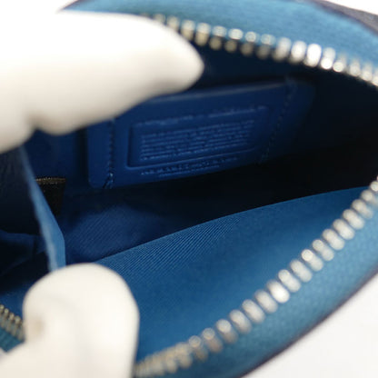 COACH コーチ パックマン コインケース ブルー F73165 SVOS9 アウトレット レディース【中古】