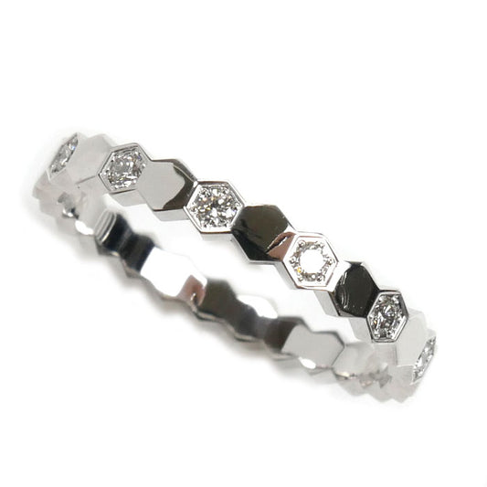 Chaumet ショーメ K18WG ホワイトゴールド ビーマイラブ ハーフダイヤ リング・指輪 081890-049 ダイヤモンド 9号 49 1.7g レディース【中古】【美品】
