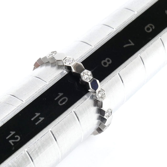 Chaumet ショーメ K18WG ホワイトゴールド ビーマイラブ ハーフダイヤ リング・指輪 081890-049 ダイヤモンド 9号 49 1.7g レディース【中古】【美品】