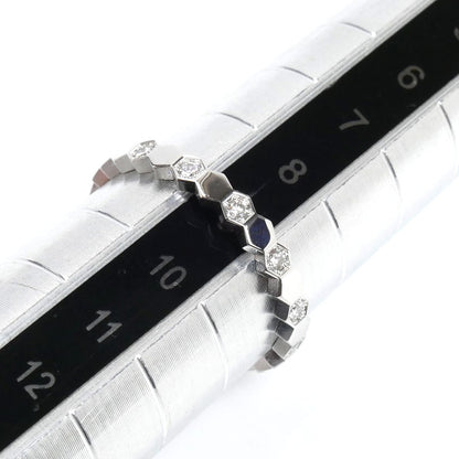 Chaumet ショーメ K18WG ホワイトゴールド ビーマイラブ ハーフダイヤ リング・指輪 081890-049 ダイヤモンド 9号 49 1.7g レディース【中古】【美品】