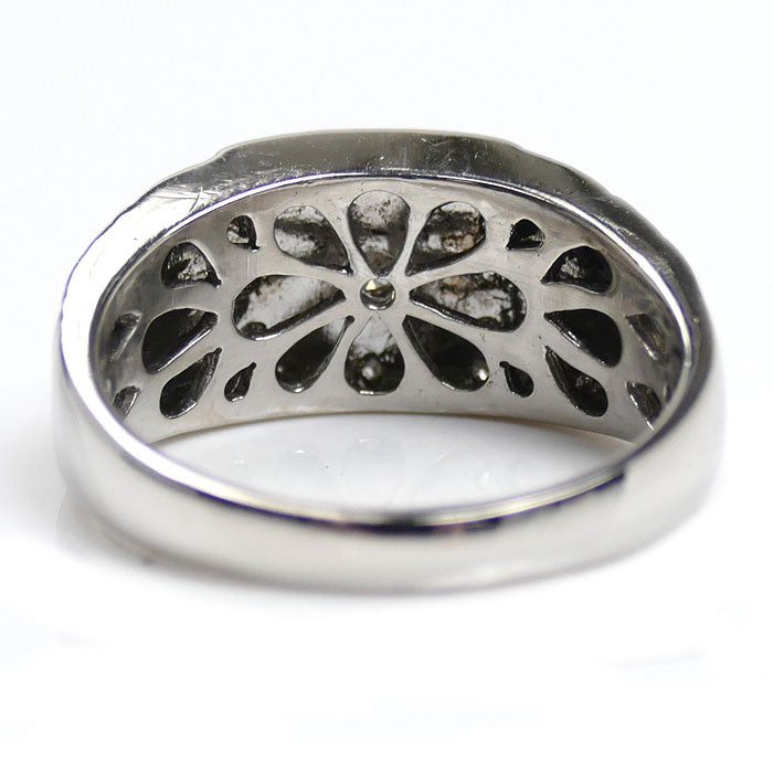 Pt900プラチナ リング・指輪 ダイヤモンド0.25ct 20号 12.5g メンズ【中古】