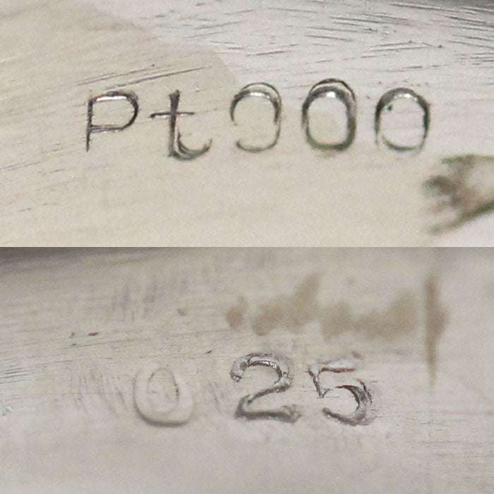 Pt900プラチナ リング・指輪 ダイヤモンド0.25ct 20号 12.5g メンズ【中古】