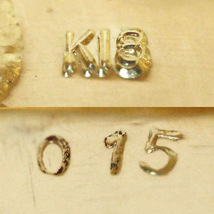 K18YG イエローゴールド リング・指輪 ダイヤモンド0.15ct 19.5号 9.5g メンズ【中古】