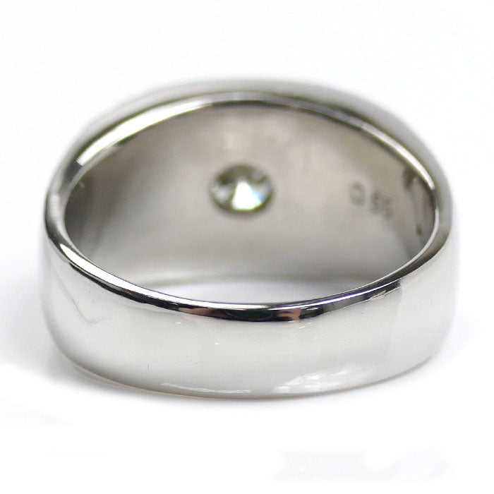 Pt900プラチナ リング・指輪 ダイヤモンド0.55ct 21号 26.5g メンズ【中古】
