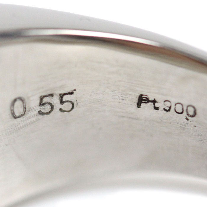 Pt900プラチナ リング・指輪 ダイヤモンド0.55ct 21号 26.5g メンズ【中古】
