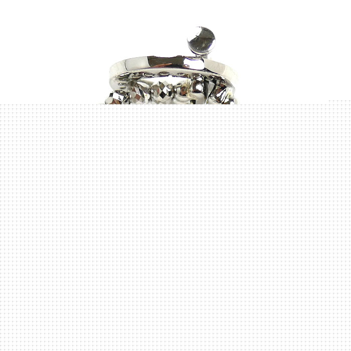 Pt950プラチナ リング・指輪 ダイヤモンド0.15ct 4.2g 14～18号 レディース【中古】【美品】