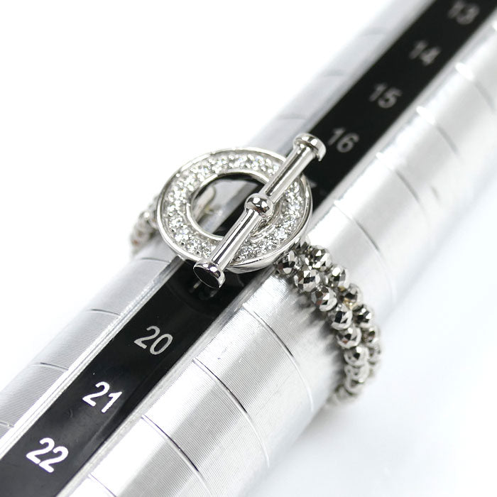 Pt950プラチナ リング・指輪 ダイヤモンド0.15ct 4.2g 14～18号 レディース【中古】【美品】