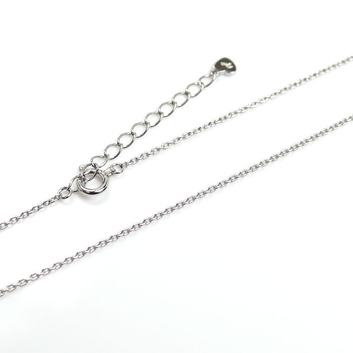 STAR JEWELRY スタージュエリー Pt950プラチナ ミステリアスハート ネックレス 1XN0772 ダイヤモンド0.15ct 2.6g 37/40cm レディース【中古】【美品】