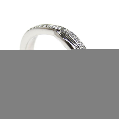 HARRY WINSTON ハリーウィンストン Pt950プラチナ トリスト・ワンロウ リング・指輪 WBDPRD1RTST ダイヤモンド 6.5号 5.0g レディース【中古】