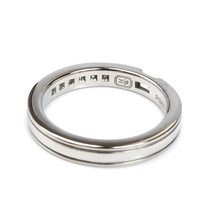 HARRY WINSTON ハリーウィンストン Pt950プラチナ トラフィックアクセント リング・指輪 WBDPACRFTRF ダイヤモンド 8.5号 5.6g レディース【中古】【美品】