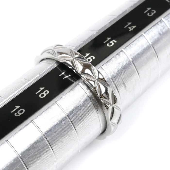 CHANEL シャネル Pt950プラチナ マトラッセ リング・指輪 16.5号 57 5.6g レディース【中古】【美品】