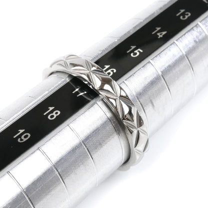 CHANEL シャネル Pt950プラチナ マトラッセ リング・指輪 16.5号 57 5.6g レディース【中古】【美品】