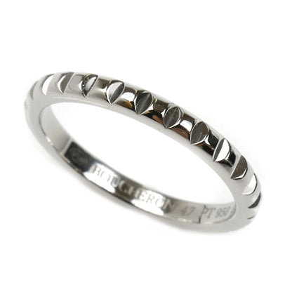 Boucheron ブシュロン Pt950プラチナ キャトル クルドパリ スモール リング・指輪 JAL0116047 7号 47 2.7g レディース【中古】【美品】