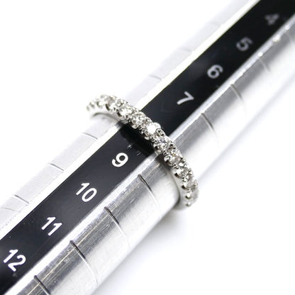 Vendome Aoyama ヴァンドーム青山 Pt950プラチナ ハーフエタニティー リング・指輪 ダイヤモンド0.32ct 8号 3.1g レディース【中古】